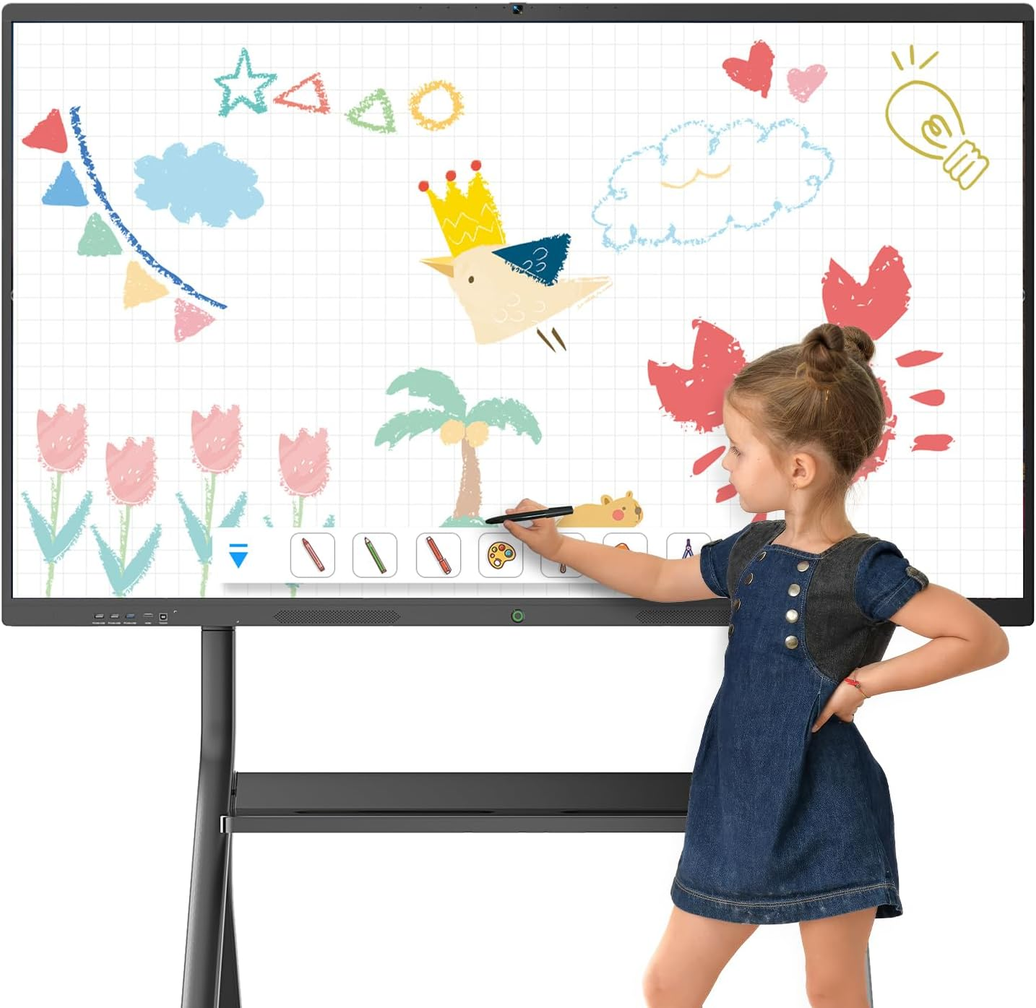 Joyray 75 Smart Whiteboard All-in-One Touch Computer Smart Board For Office Classroom