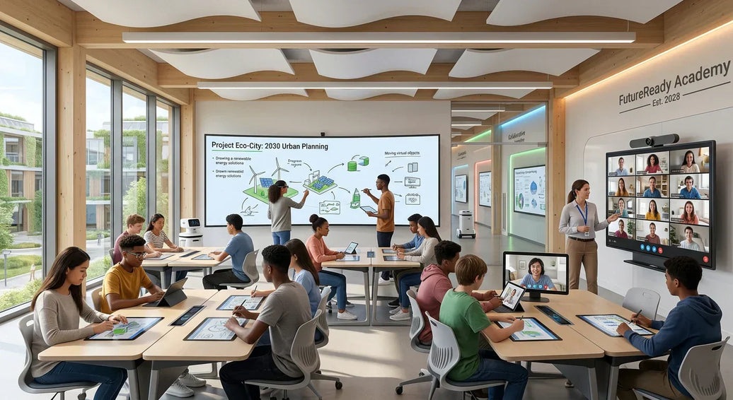 By 2030, interactive displays are expected in most classrooms, supporting hybrid learning and collaborative digital education.