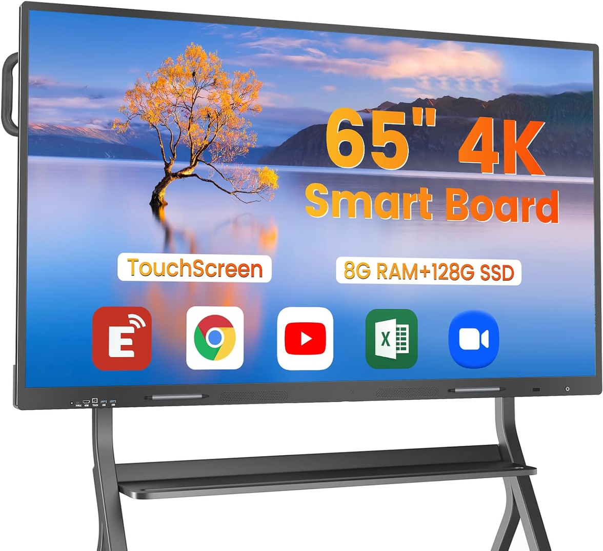 Joyray 65 Digital Whiteboard All-in-One Touch Computer Smart Board For Office Classroom